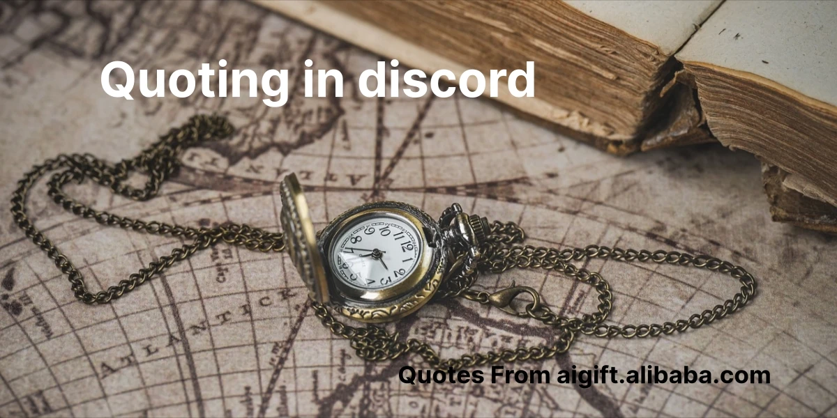 quoting in discord