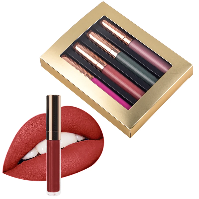 

Lipstick Set Waterproof Matte Liquid Lipstick Private Label Vegan Makeup Lipstick