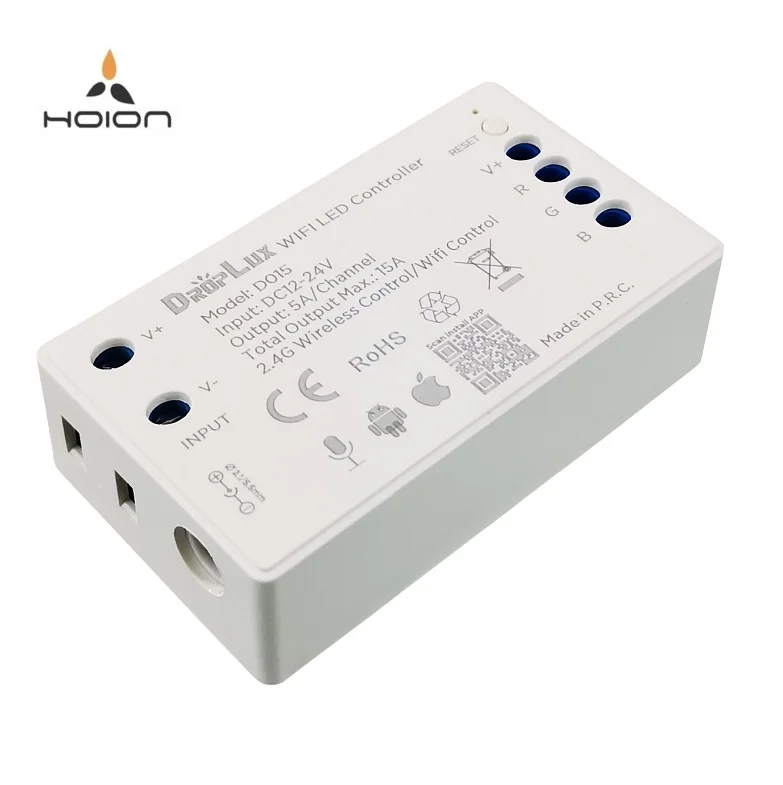 DC12-24V D015 3 channels RF 2.4G Smart wireless sync remote strip lights RGB Tuya APP WIFI led controller
