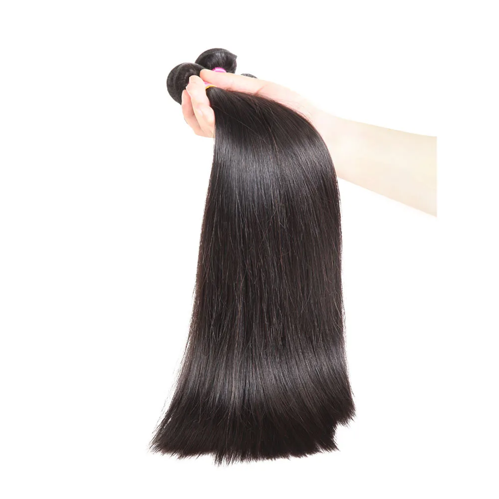 

Brazilian Straight Human Hair Weaves Natural Hair Extension 100% Human Hair Bundles
