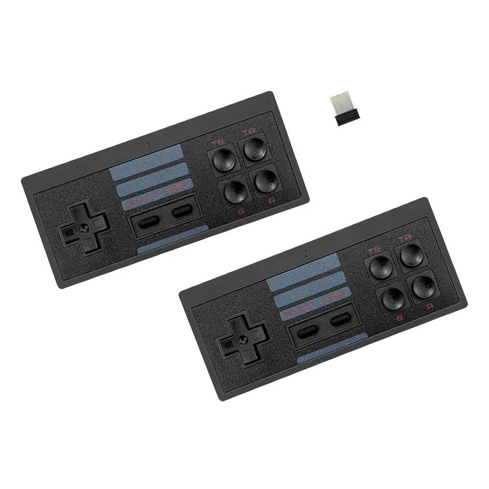 

Drop shipping Latest Classic Mini Retro Video Game Consoles Wireless Double Game Controller Handheld Game Player