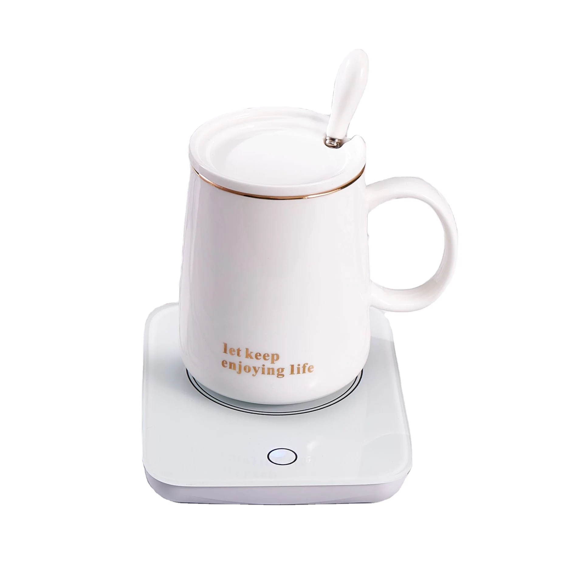 

Warm cup constant temperature coaster 55 degrees automatic heating coaster insulation cup milk heater, As pictures