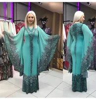 

Best selling batwing sleeve slim long gown evening dress V-neck print maxi dress