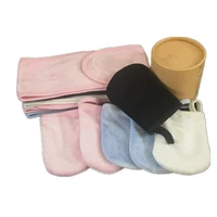 

Sopurrrdy Wholesale Reusable Washable Bamboo Cotton Makeup Remover Glove Face Makeup Remover Nursing Pads Set