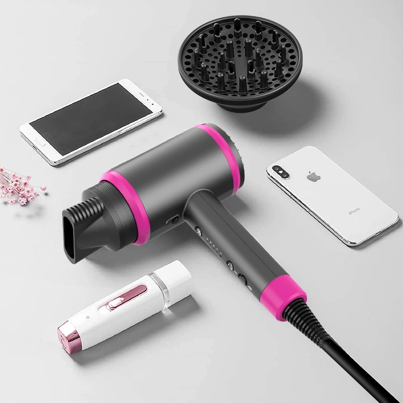 Image of Fast Drying High Power Blow Dryer Lightweight Multi-Function Private Label Hair Dryer Comfortable