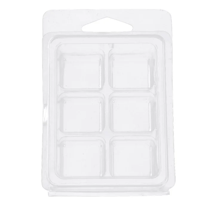 Wax Melt Molds Clear Empty Plastic Wax Melt Clamshells For Wickless Wax
