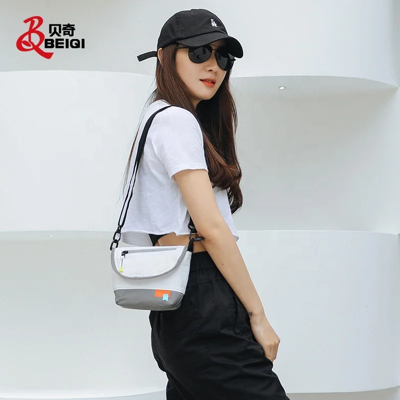 

BQ Classic Panelled Multi-Colors Design Men Girls Party Hip Hop Streetwear Small Sling Purse Mini Crossbody Messenger Bags