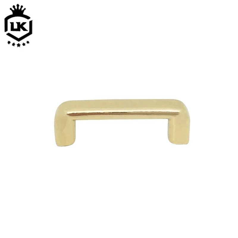 

LanKe Luggage Hardware Accessories Upscale Leather Bag Arch Bridge Strip Connector, Light golden/nickle