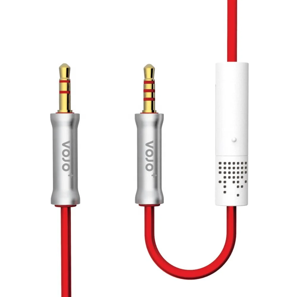 

aux cable with mic spring 3.5mm microphone audio cable controlled audio connection cable, Black/red/grey