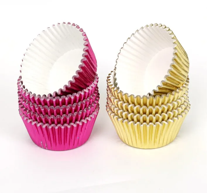 

PVC box 5 cm 11 cm muffin mafen oil proof paper aluminum foil cake cup, As picture