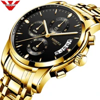 

NIBOSI Men Watch Quartz Mens Watches Top Brand Luxury Business Chronograph Sport Watch Men Military Clock Saat Relogio Masculino