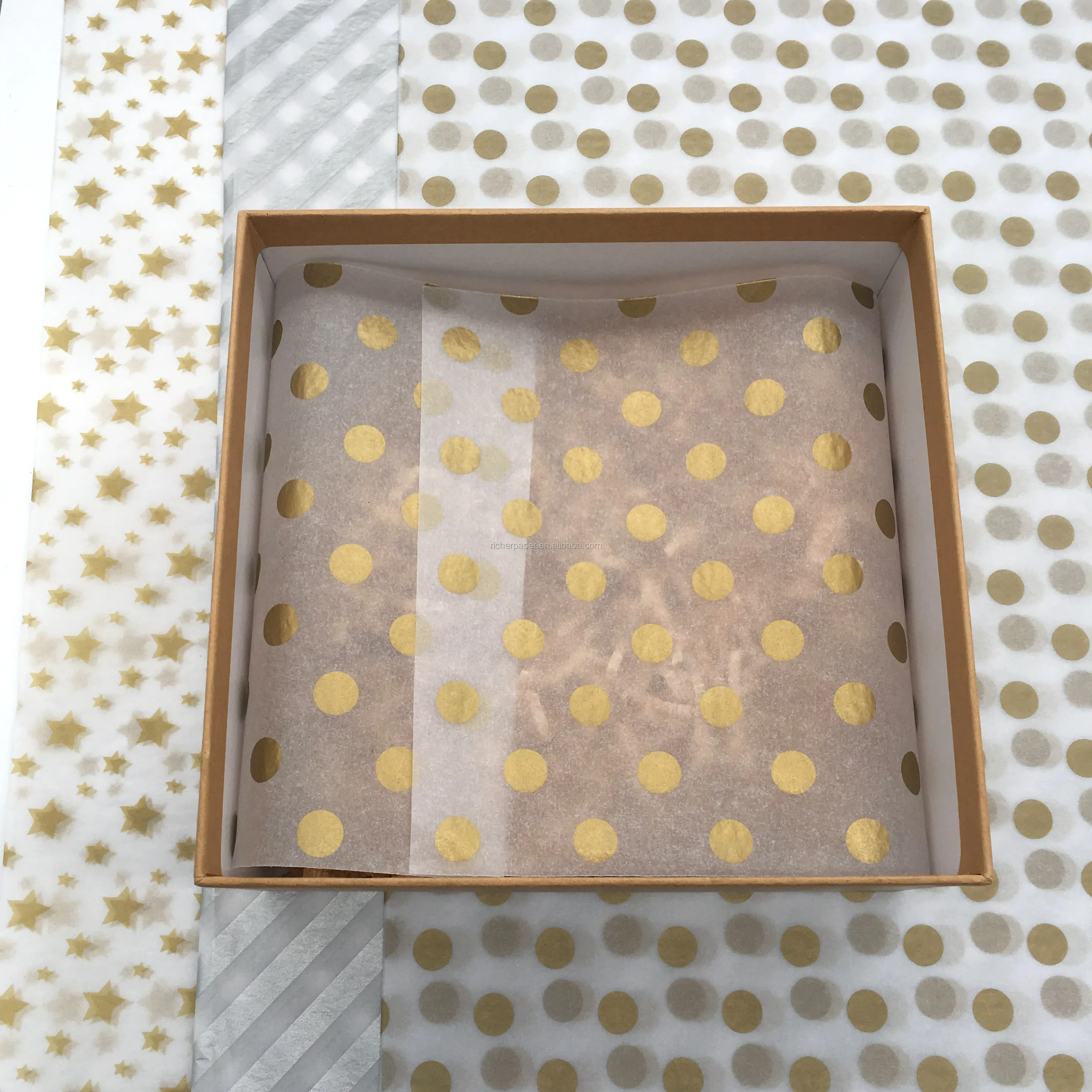 17gsm custom logo all colors wrapping tissue silk paper for