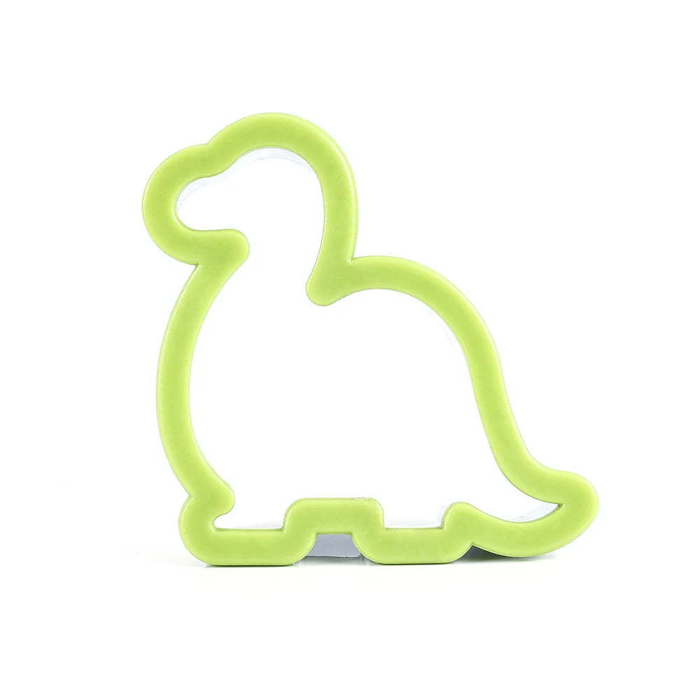 

Factory Supplier High Quality Custom Dinosaurs Shape Cookie Cutter Stamp, Pink