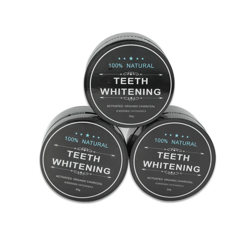 

High quality essential teeth whitening charcoal powder natural, Black