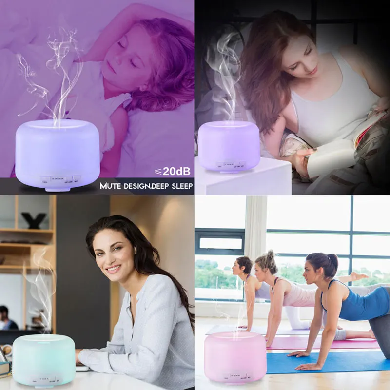 Portable Easy To Carry Large Capacity Air Humidifier Aroma Diffuser With EU US UK Plug