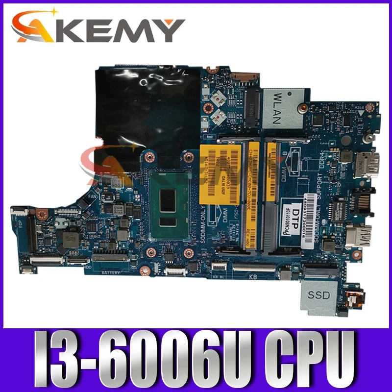 

FOR Latitude 5570 3490 3590 Motherboard I3-6006U K6KNT 0K6KNT CAL50 DAL50 LA-F115P 100% fully tested