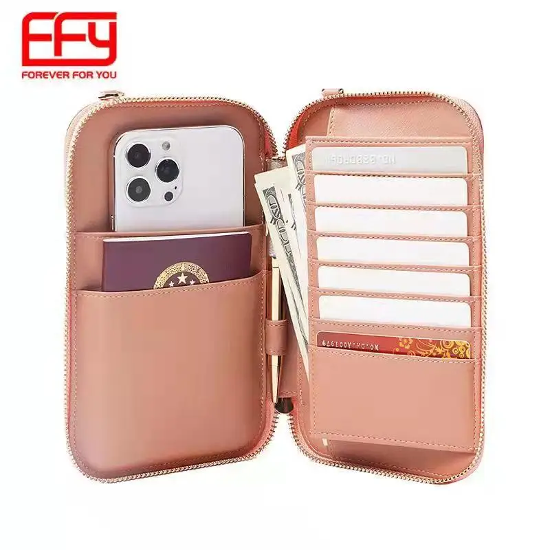 

New Arrival Messenger Bag INS Fashionable Mobile Phone Bag Wallet Pu Leather Young Lady Bags