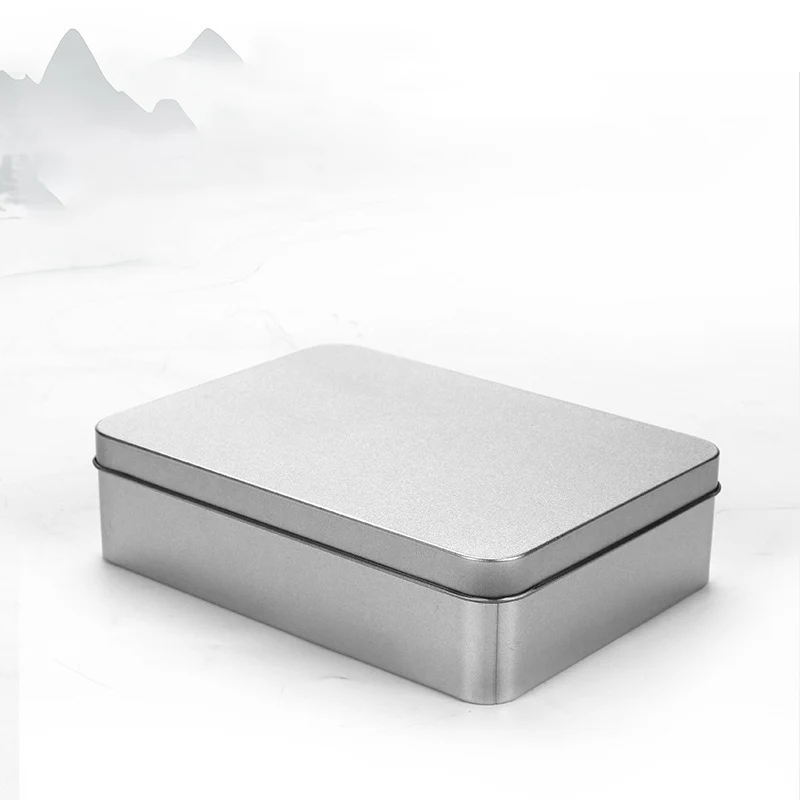 Star Packaging Factory Direct Sales Custom Printing Tea Candy Cookie  Airtight White square Tin Boxes