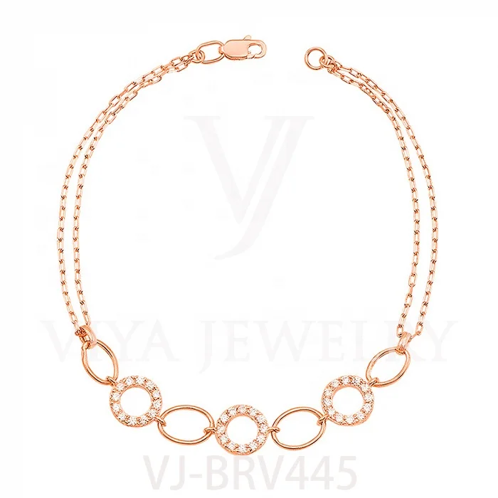 

Interlocking Rings Necklace Made of 925 Sterling Silver