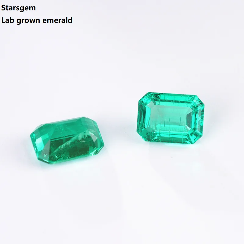 

starsgem good quality fancy vs1 f color lab green lab grown diamonds emerald for sale
