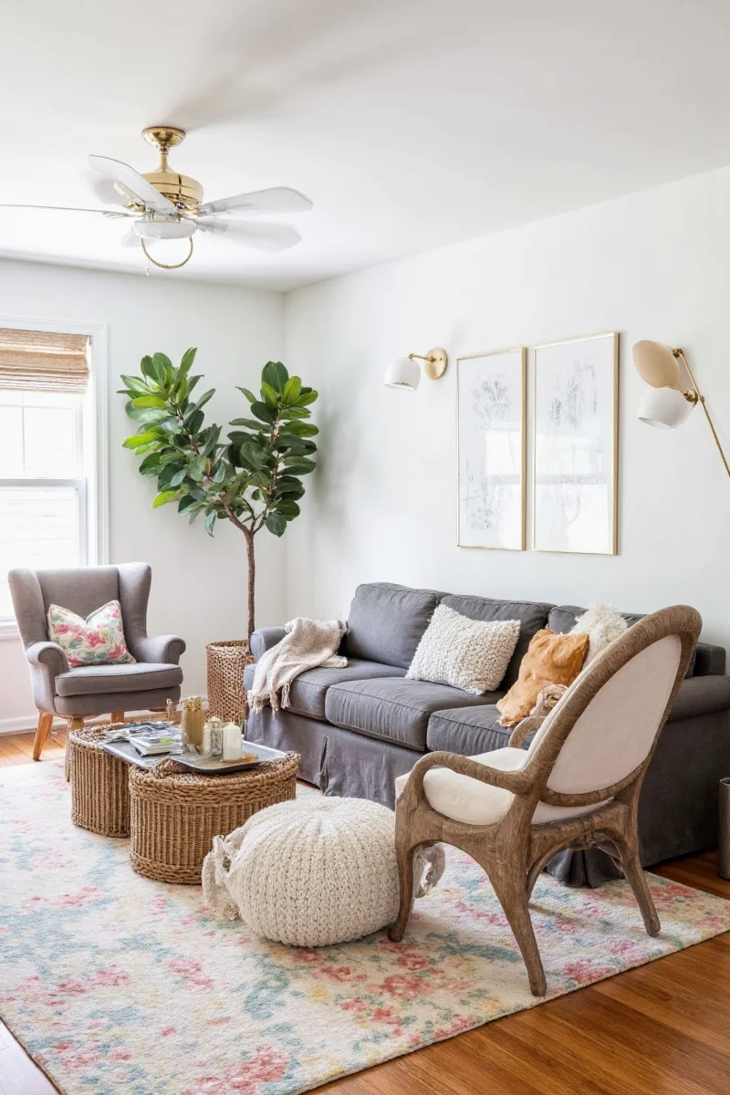 Something's gotta give living room style