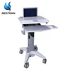 BT-LY12 Medical height adjust with computer working movable doctor trolley / laptop Doctor workstation computer trolley