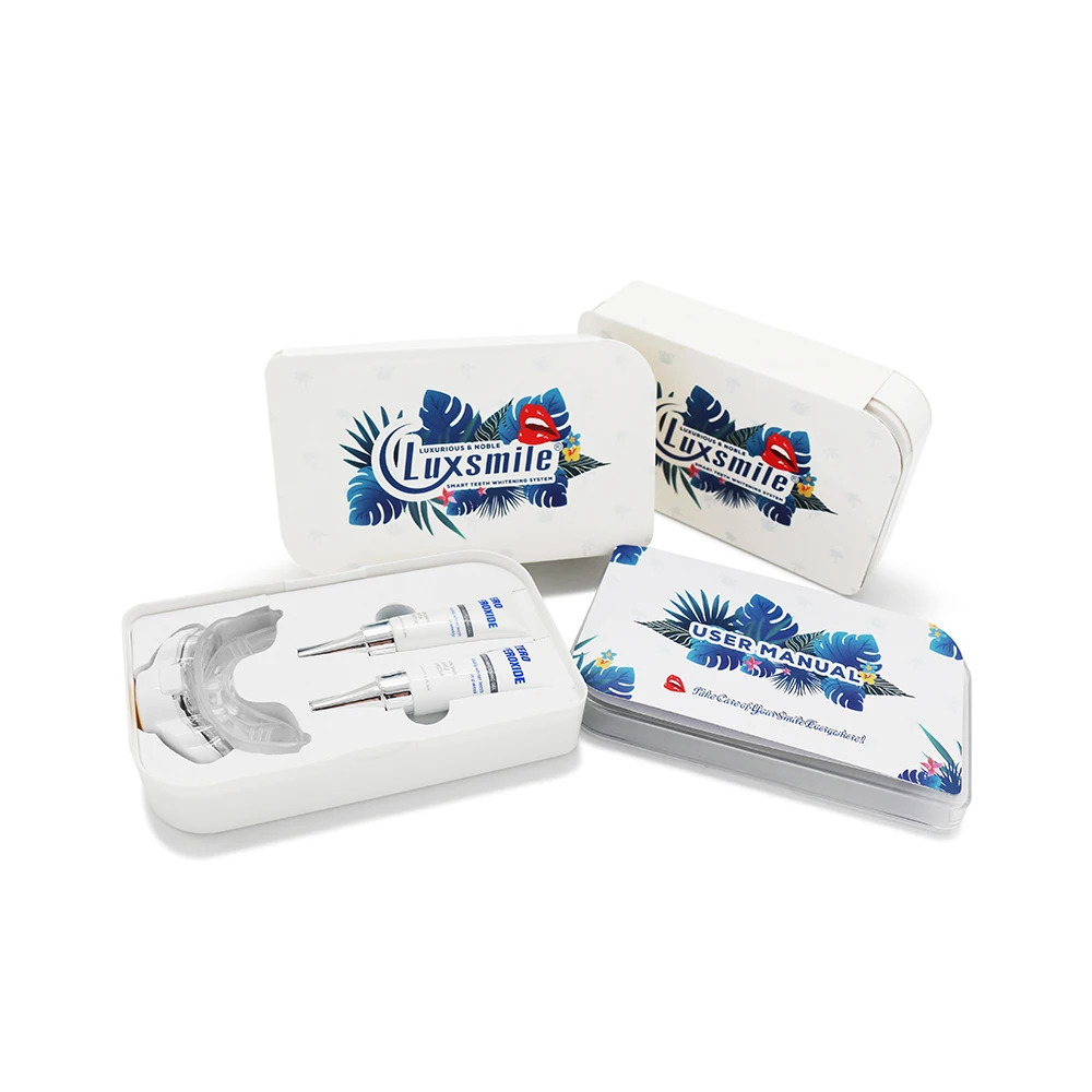 

Wholesale Custom Rechargeable Blanqueador De Dientes Non Peroxide LED Light Teeth Whitening Kits