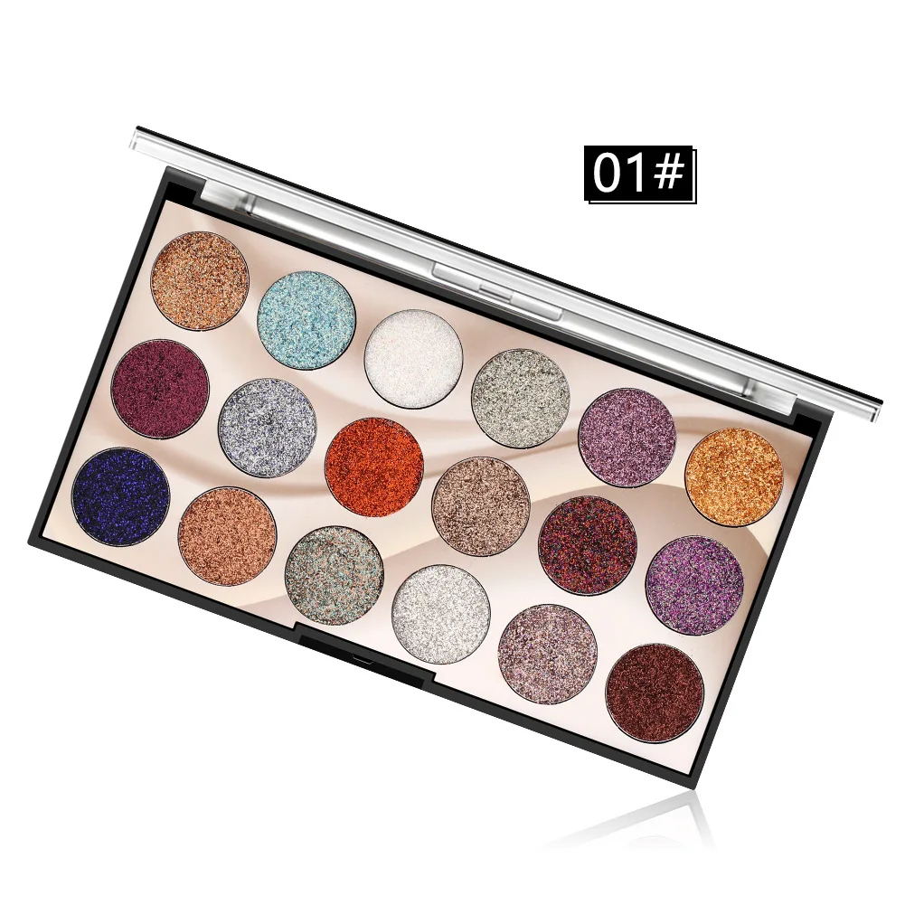 

New diamond glitter powder for eye shadow 18 colors eyeshadow palette