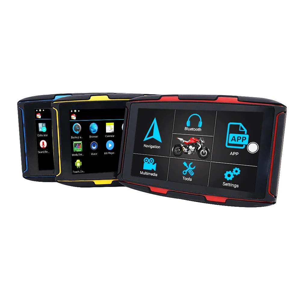 Moto GPS IPX7 Waterproof Motorcycle GPS Navigator Karadar MT5002