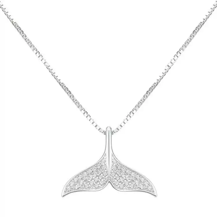 Wholesale New Fashion Jewelry Chain 925 Silver Tail Choker Necklace for Women