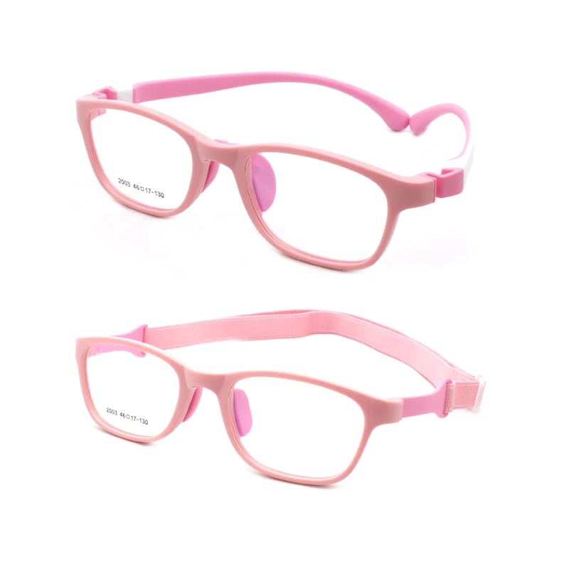 Pink Color Girls Optical Frame Wholesale Custom Logo Tr90 ...