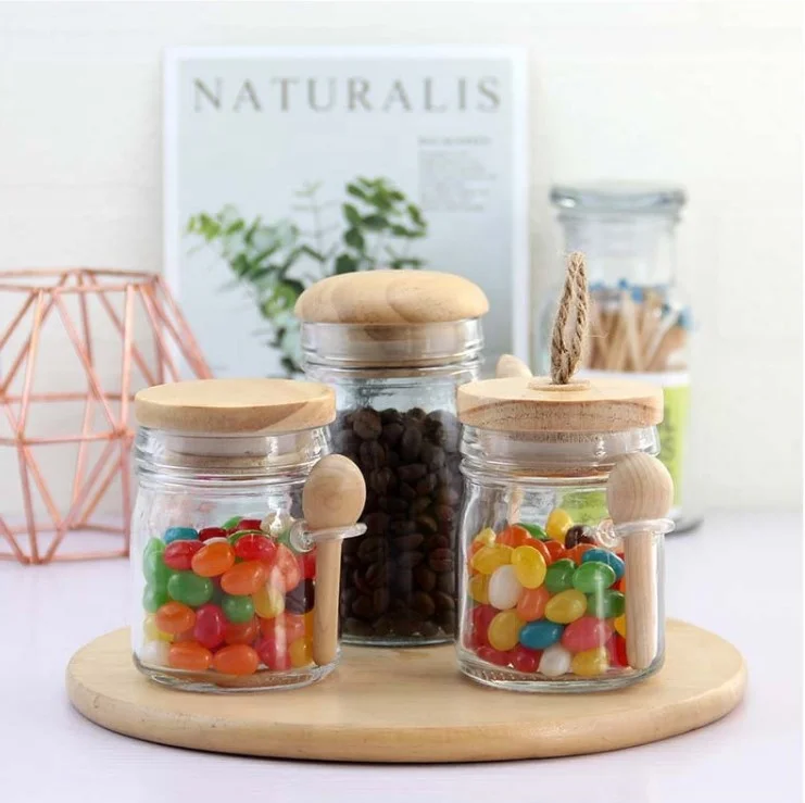 

jar for bath salt glass