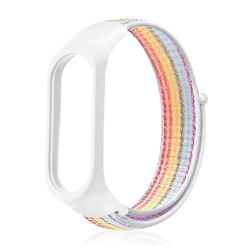 

Nylon Strap for Xiaomi Mi band 4 3 5 replaceable Bracelet Mi band band4 corea Wristband Breathable Bracelet for Mi Miband 3 4, Red,blue,pink,black and so on