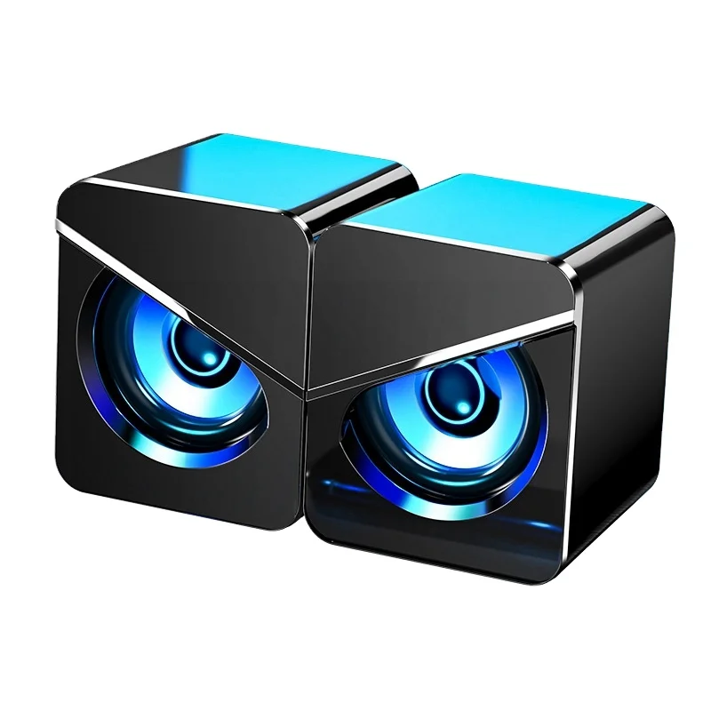 

Usb WiredColorful Led Light Pc Speaker Wired Usb Power Computer Led Gaming Speaker