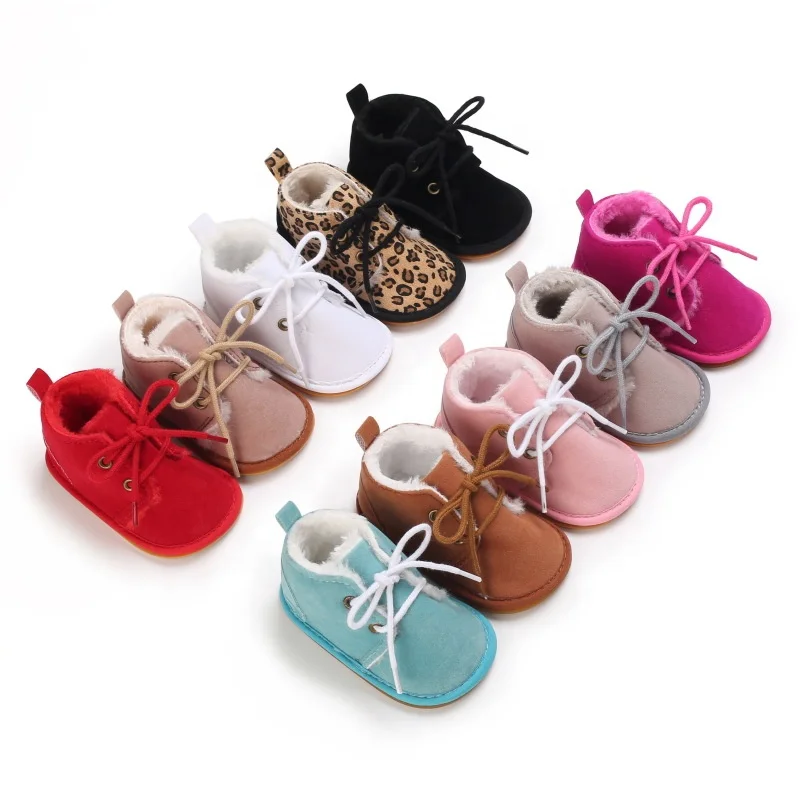 

Wholesale Booties Toddler Girl Winter Fur Infant Snow Boy Newborn Fleece Baby Boots