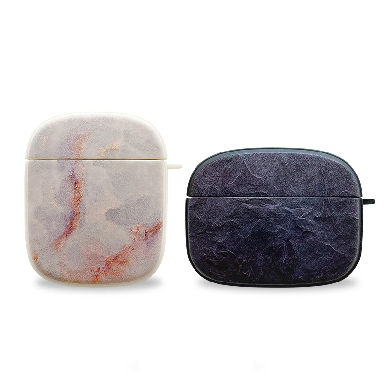 

Marble Pattern Wireless Headset Silicone Protective Cover for Apple AirPods 1 2 3 Case for Airpods Pro, 2 colors
