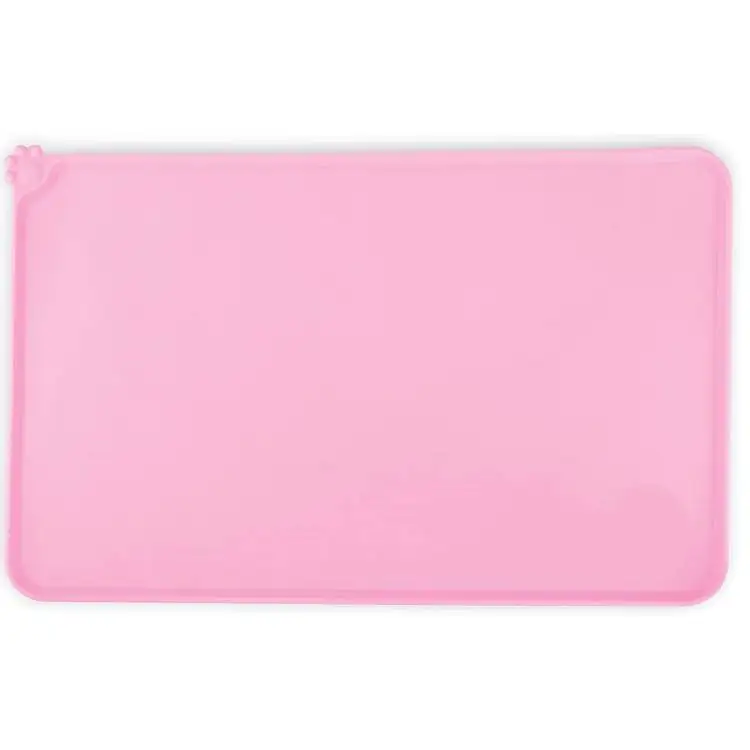 

New Arrival Eco-friendly Silicone Food Mat Non-stick Waterproof Pet Bowl Mat