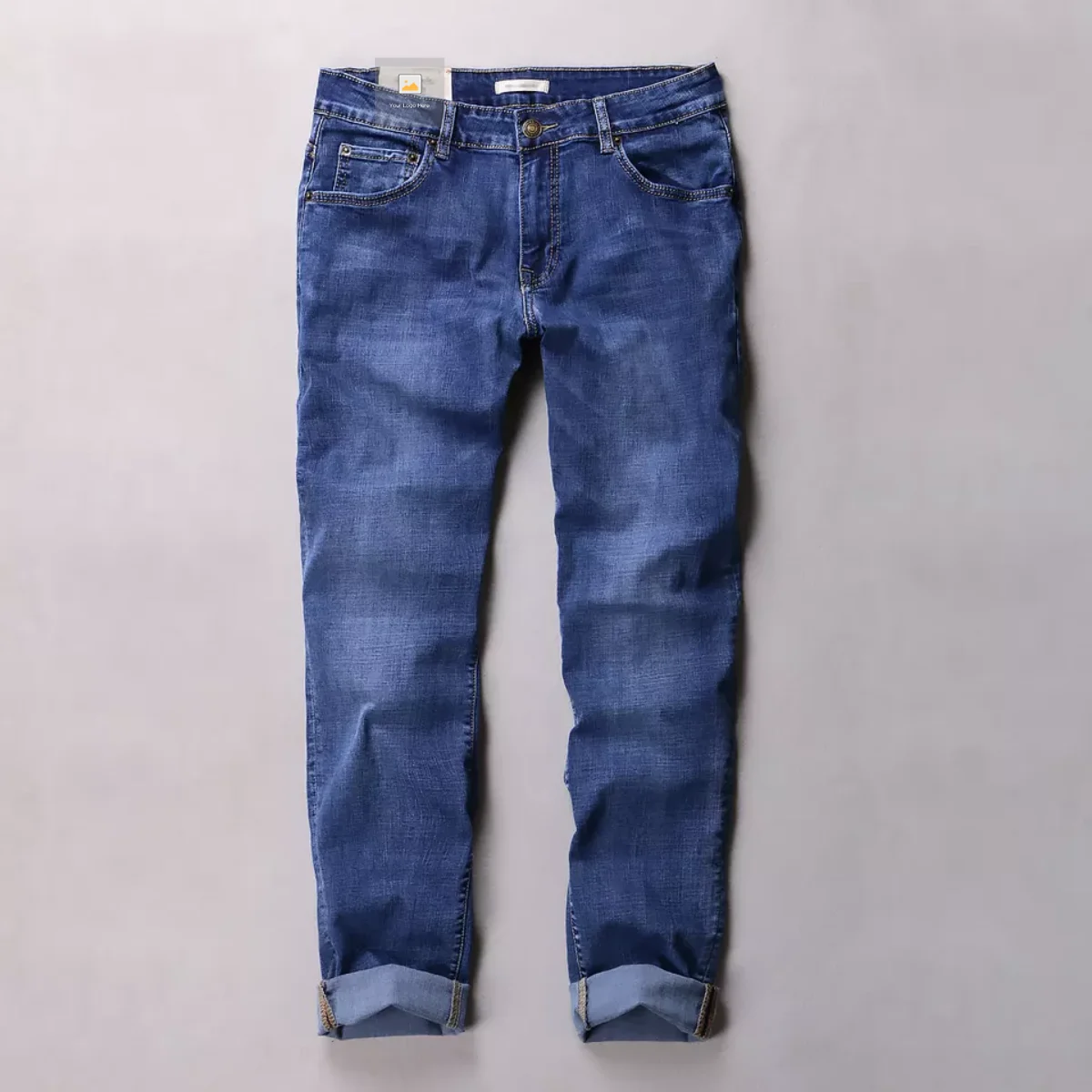 Distressed Denim Ripped Plus 
