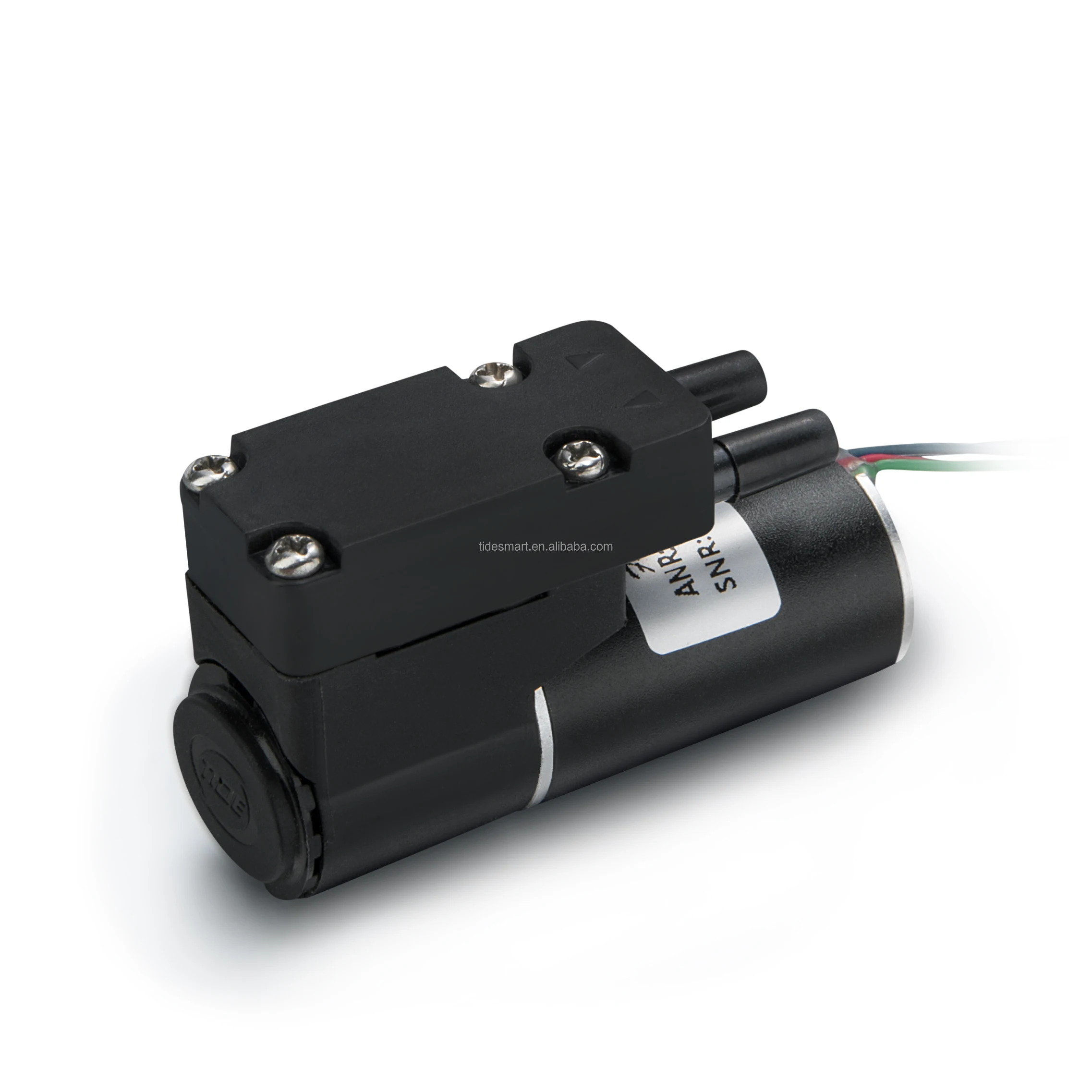Fluidsmart 12V DC Brushless Motor Micro Diaphragm Vacuum Pump OEM-Portable Electric Mini Oil Free Air Suction Sampling Pump