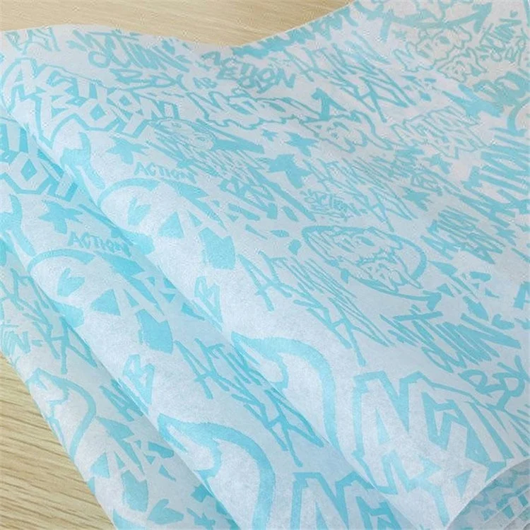 
Custom printed 17 gsm or 28 gsm paper logo gift wrapping paper clothing tissue paper 