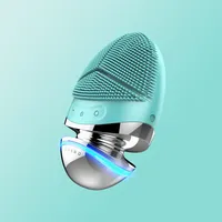 

Silicone Facial Cleaning Brush Beauty Cleanser Vibrating Electric Face Cleansing Brush