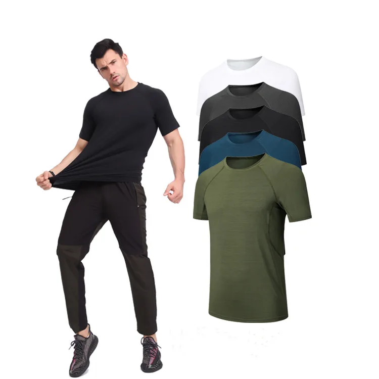 

sublimation blank best fashionable wear mens dry oversized big t shirt gym fitness shirts, White/yellow/orange/dark blue/mint green