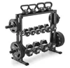 Combo Weight Storage Rack for Dumbbells, Kettlebells, Weight Plates