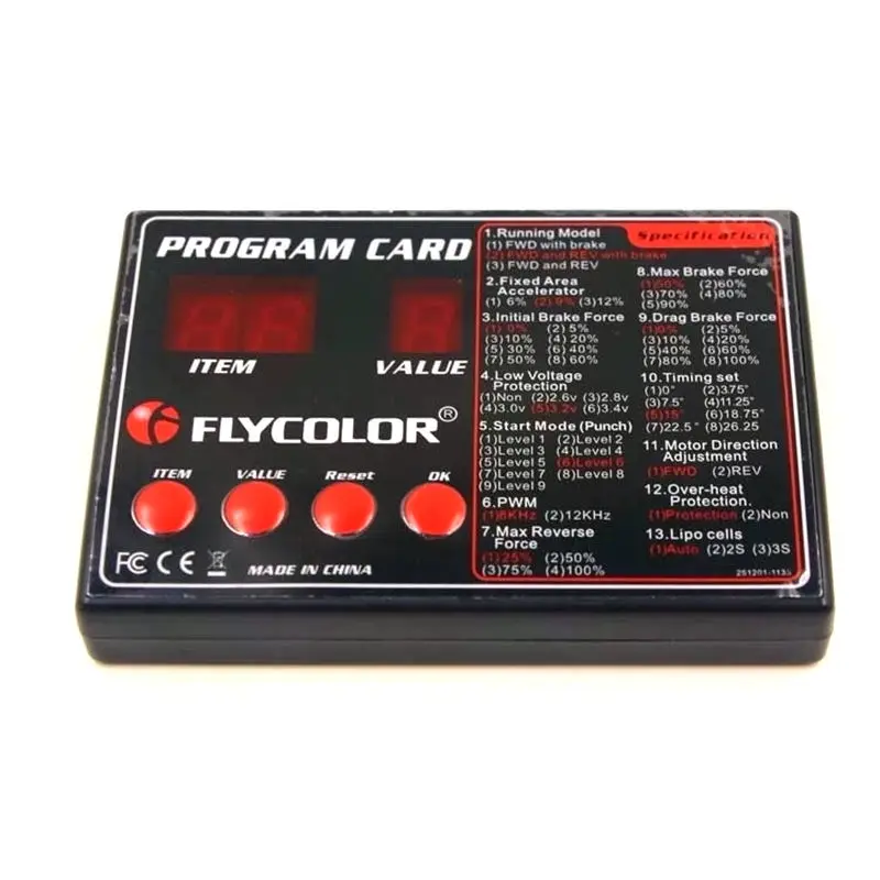 Köp SURPASS HOBBY A1 Version LED Program Card 61 x 48 x 6mm RC Car AccessoriesBlack White i Sverige för priset från 198