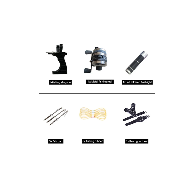 

Hotselling shooting gear fishing complete set slingshot set
