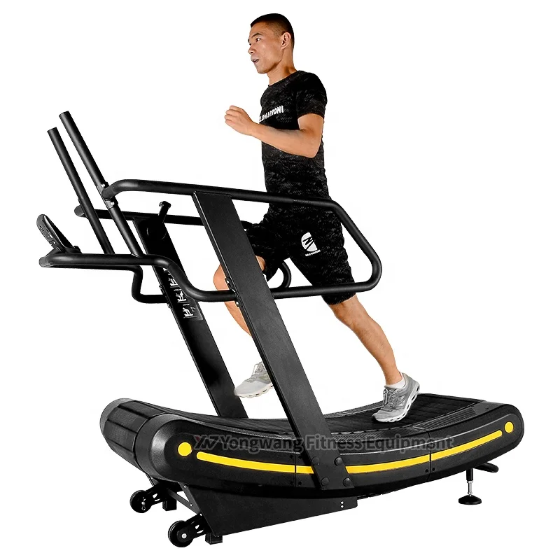 

2021 new commercial no power the curved fitness treadmill machine without motor