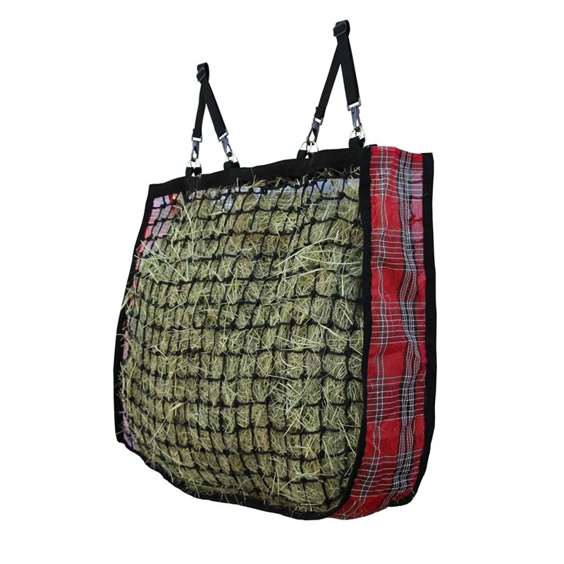 

High quality Horse Polyester Grooming Bag For Slow Horse Feed Bag Slowfeeder Horse Tail Bag, Customized color