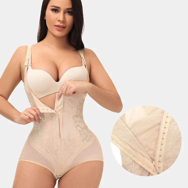 

Women Slimming Double Breasted Tummy Control Butt Lifter Hip Enhance Shapewear Plus Size Body Shaper