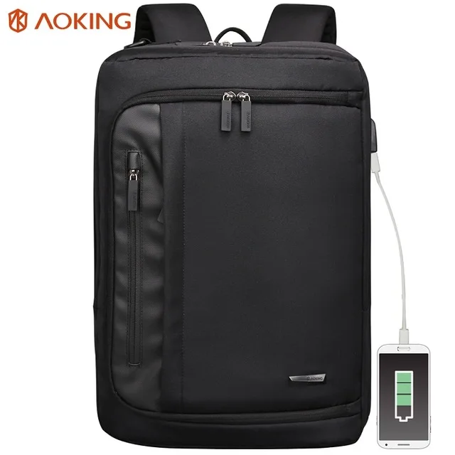 

Aoking outdoor backpack school rucksack printed back pack custom korean black student smart bagpack stylish