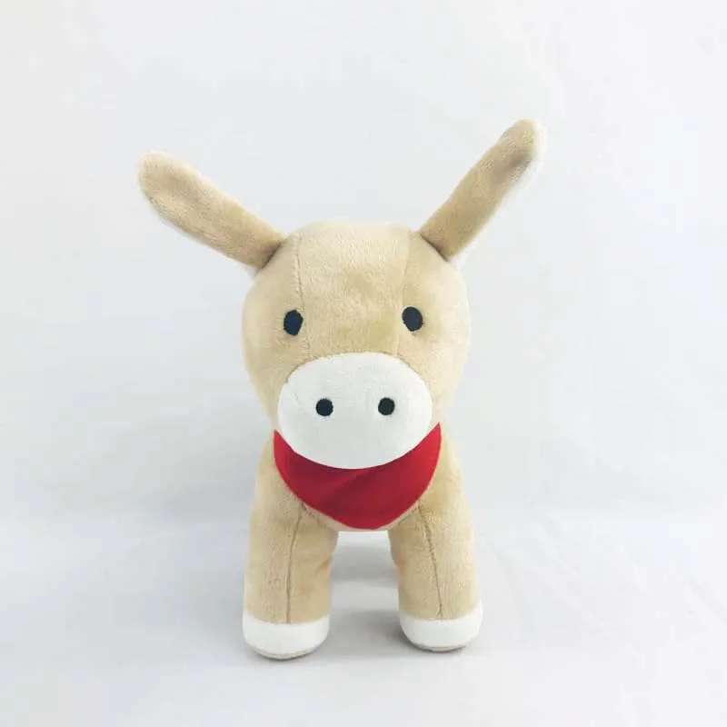 Wholesale Plush Horse Donkey Animal Products Stuffed Toy Donkey For